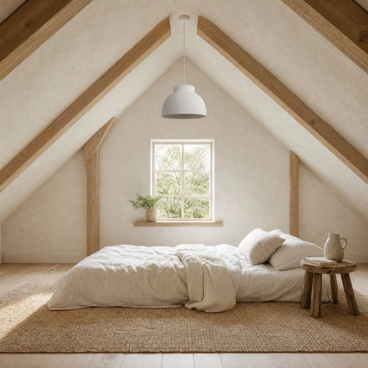 Lustre Chambre - Bol Lunaire Wabi-Sabi