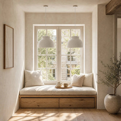 Lustre Chambre - Bol Lunaire Wabi-Sabi
