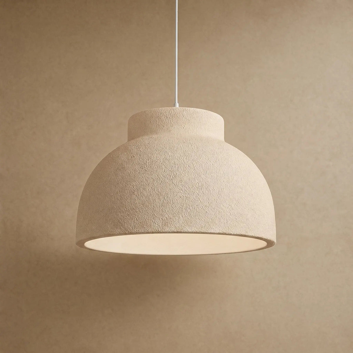 Lustre Chambre - Bol Lunaire Wabi-Sabi
