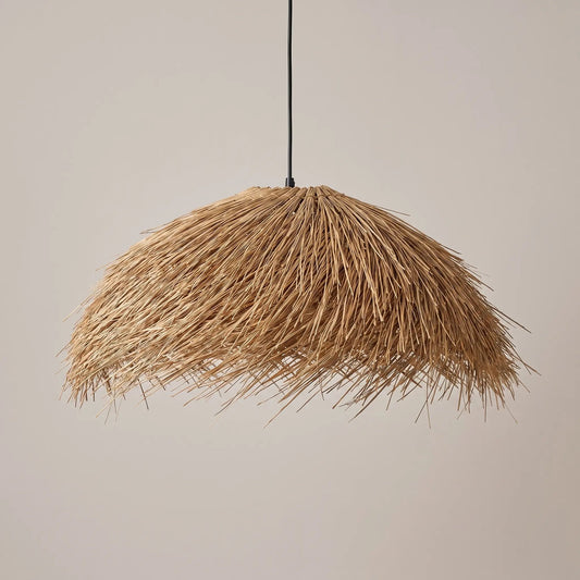 Lustre Rotin Wabi-Sabi - Dôme Tressé Artisanal