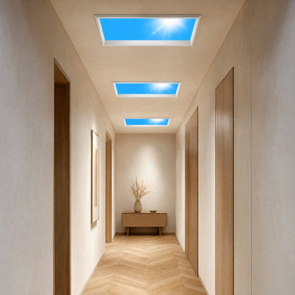 Panneau LED Plafond - Ciel Bleu Ensoleillé