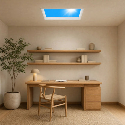 Panneau LED Plafond - Ciel Bleu Ensoleillé