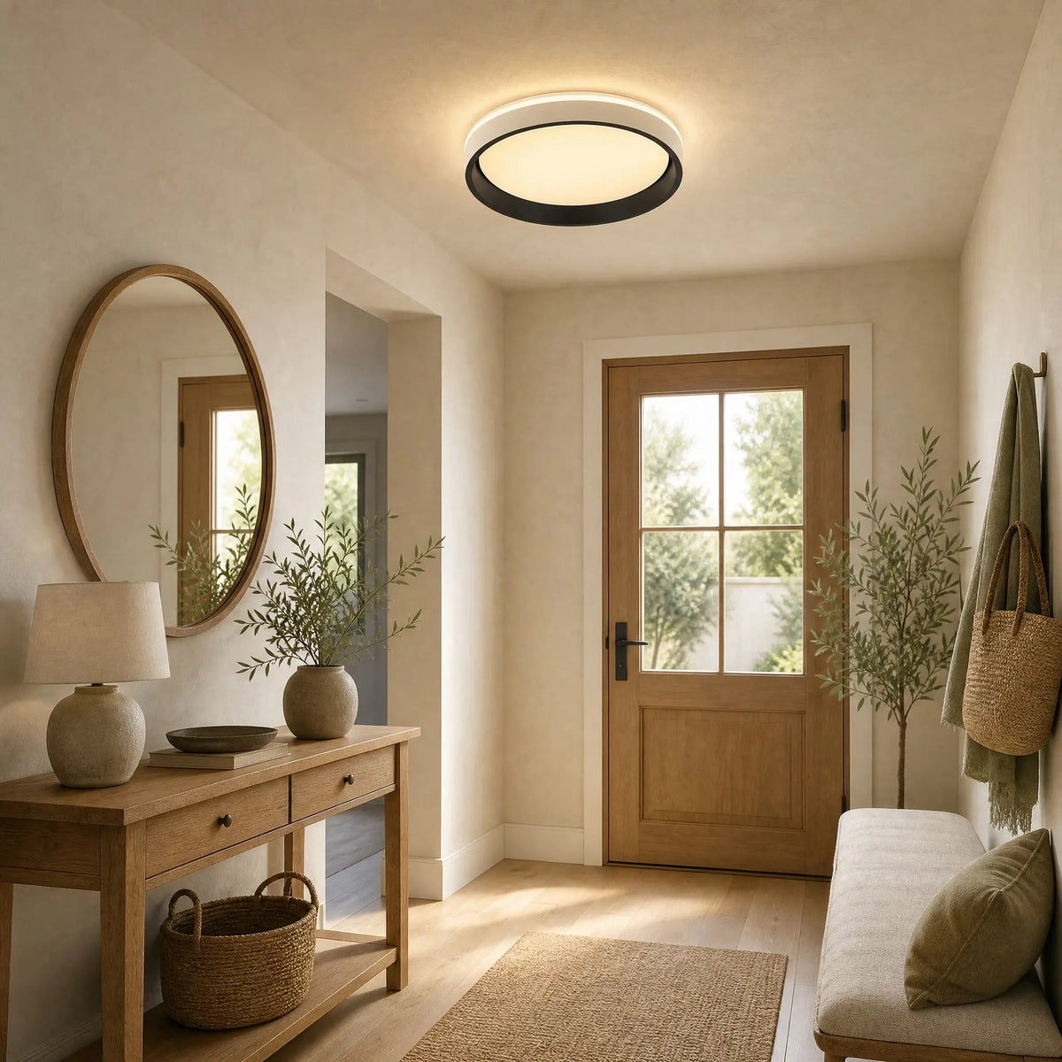 Plafonnier Design - Anneau Céleste Nordique