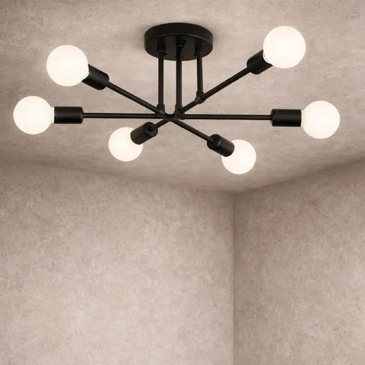 Plafonnier Led Moderne - Cercle Métal Contemporain
