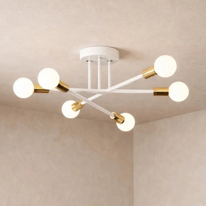 Plafonnier Led Moderne - Cercle Métal Contemporain