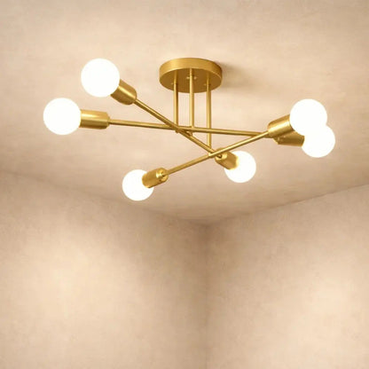 Plafonnier Led Moderne - Cercle Métal Contemporain