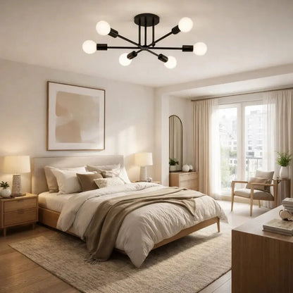 Plafonnier Led Moderne - Cercle Métal Contemporain
