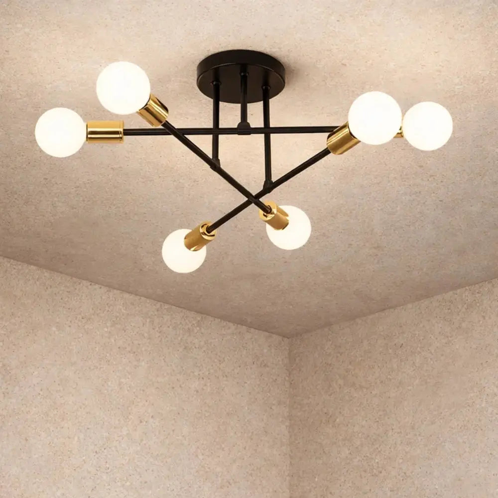 Plafonnier Led Moderne - Cercle Métal Contemporain