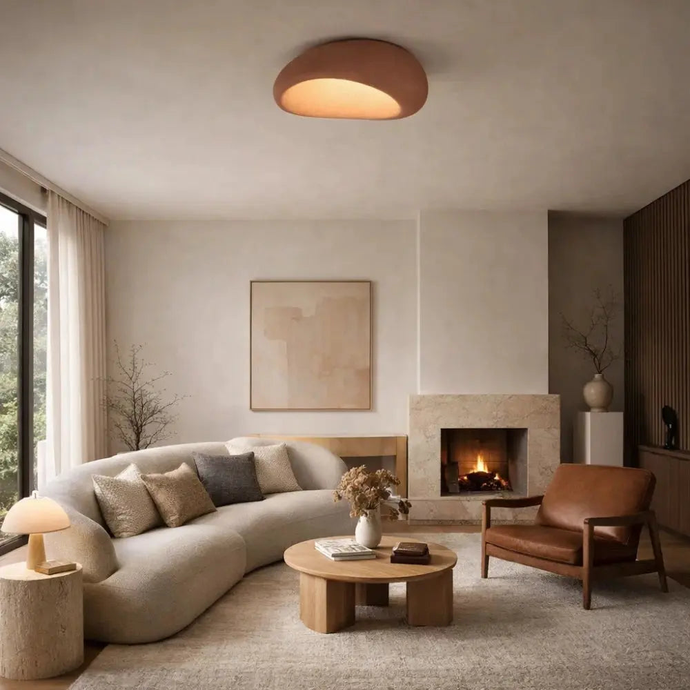 Plafonnier à led - Épure Wabi-Sabi