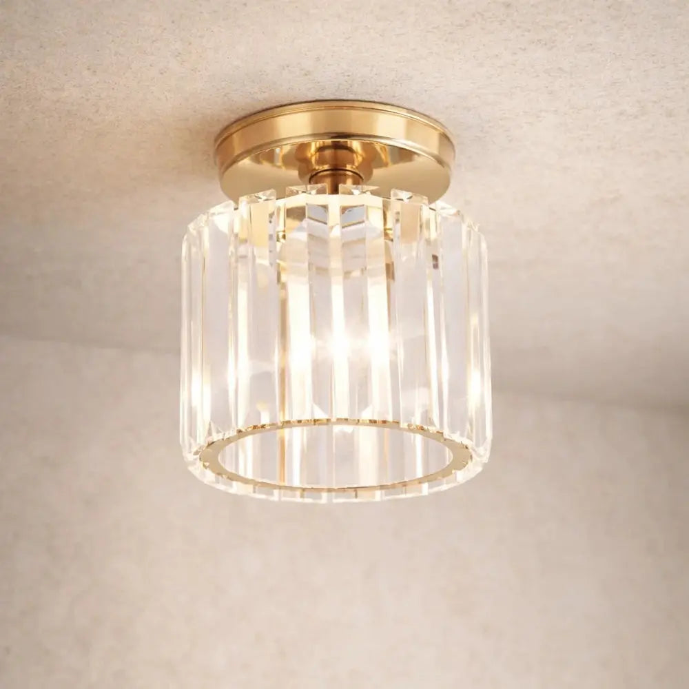 Plafonnier en Verre - Éclat Cristal Noir