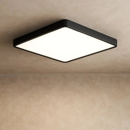 Plafonnier Led Carré - Cadre Bois Intuitif