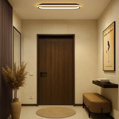 Plafonnier À Led - Ligne Lumineuse Contemporaine