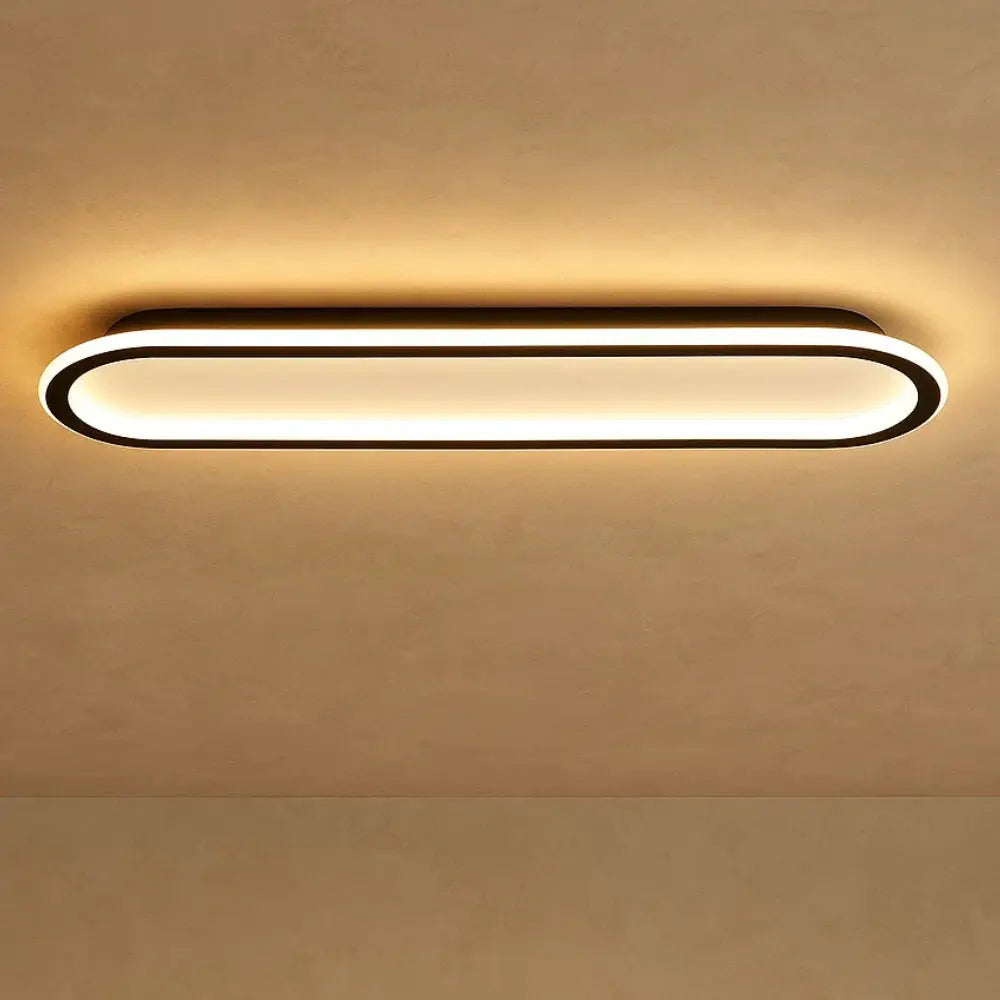 Plafonnier À Led - Ligne Lumineuse Contemporaine