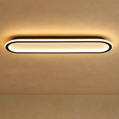 Plafonnier À Led - Ligne Lumineuse Contemporaine