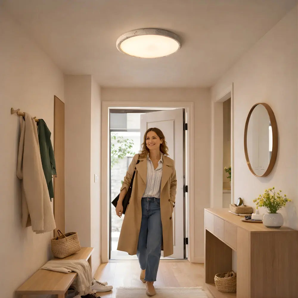 Plafonniers Led - Cercle Crème