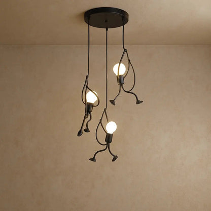 Luminaire Suspension Design - Bonhomme Suspendu