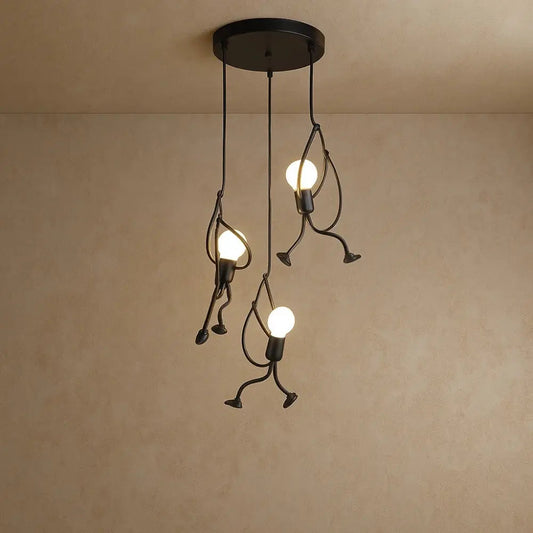 Luminaire Suspension Design - Bonhomme Suspendu