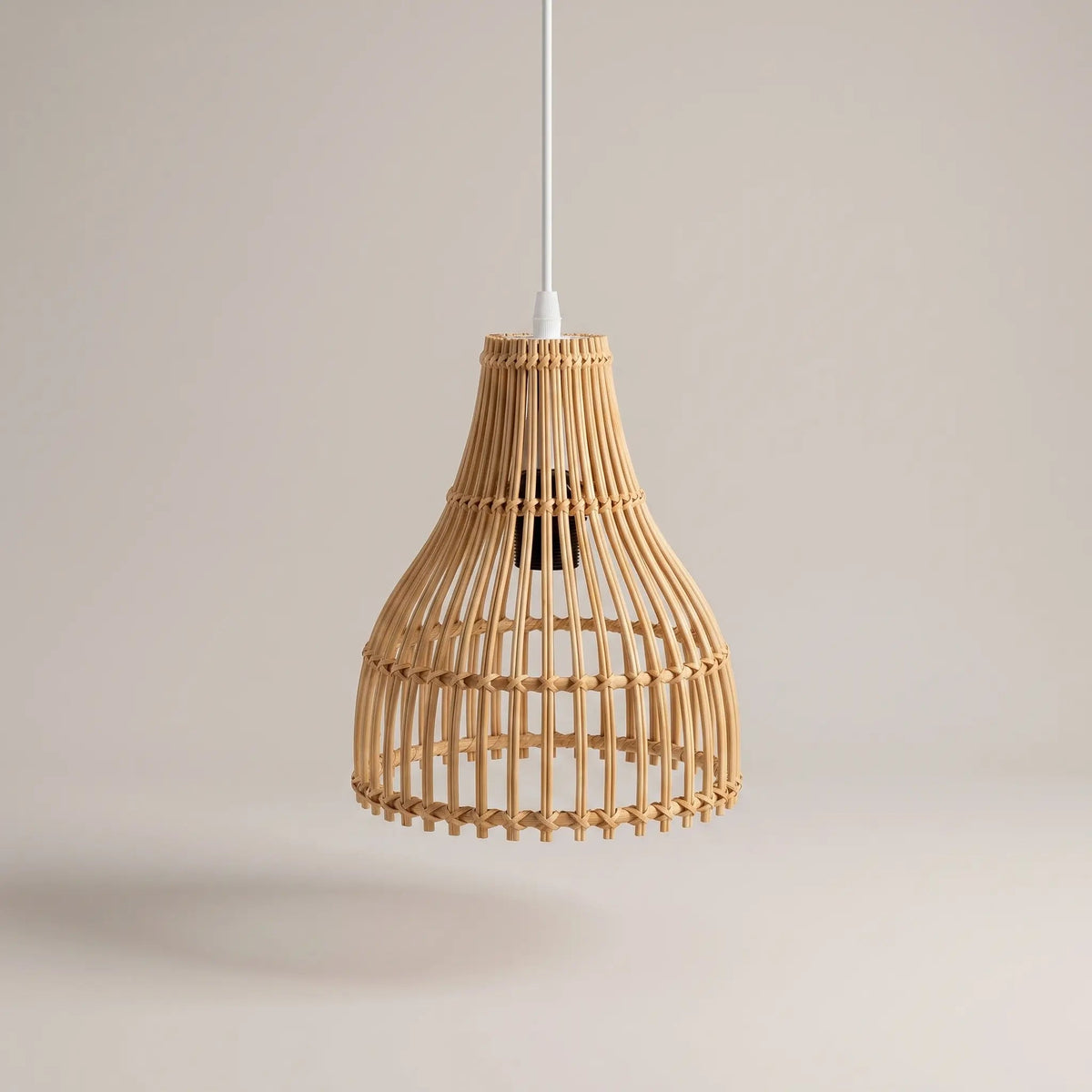 Suspension Bambou Cuisine - Îlot Tressé Main