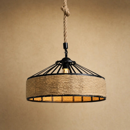 Suspension Corde - Tambour De Chanvre Rétro