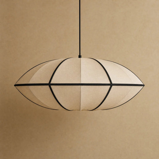 Suspension Japonaise - Lampion de Soie Zen