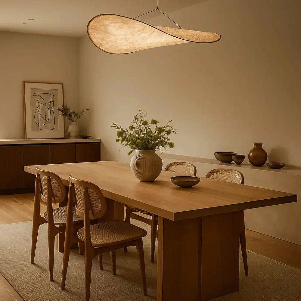 Suspension Luminaire Japandi - Sérénité Éclipsée