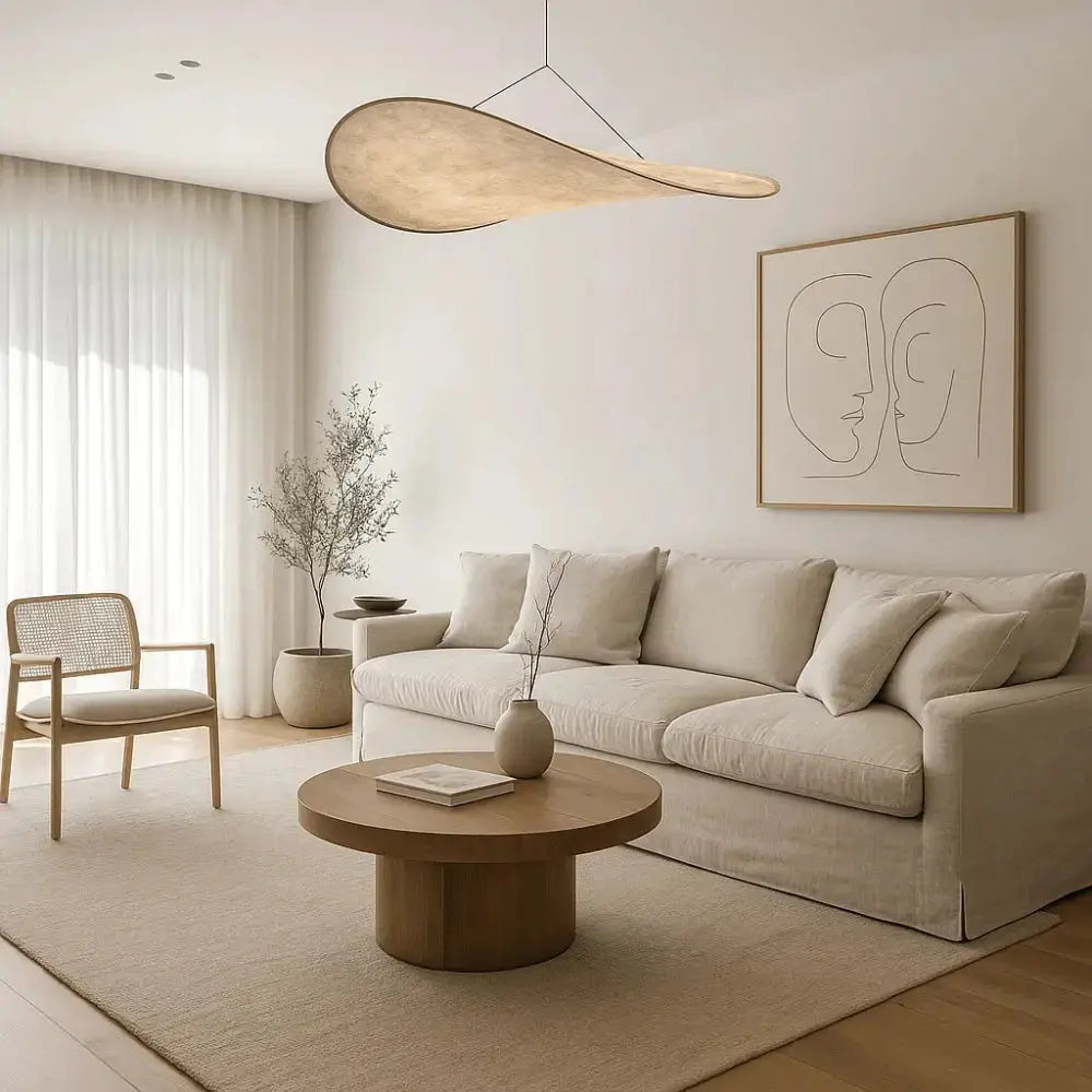 Suspension Luminaire Japandi - Sérénité Éclipsée