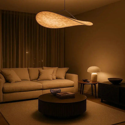 Suspension Luminaire Japandi - Sérénité Éclipsée
