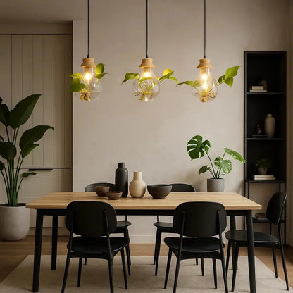 Suspension Luminaire Lampe - Flore Éclairée