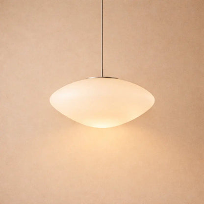Suspension Luminaire Led - Galet Opalin Flottant