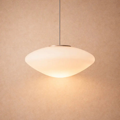 Suspension Luminaire Led - Galet Opalin Flottant