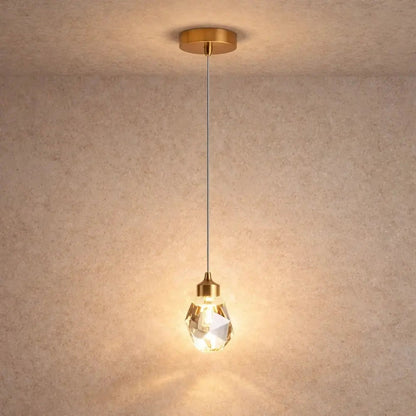 Suspension Luminaire Verre - Cristal Suspendu Précieux
