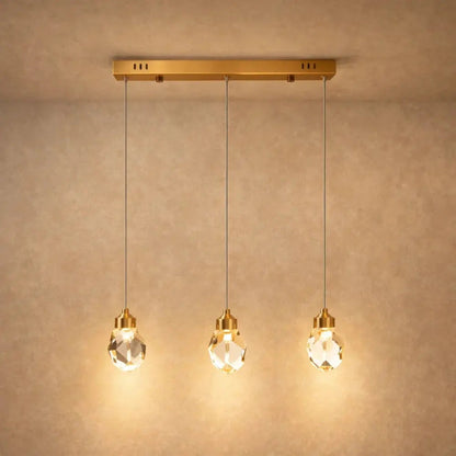 Suspension Luminaire Verre - Cristal Suspendu Précieux