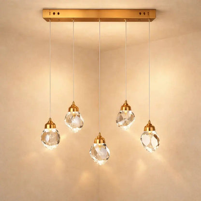 Suspension Luminaire Verre - Cristal Suspendu Précieux