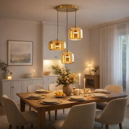 Suspension Luminaire Verre - Éclat Raffiné