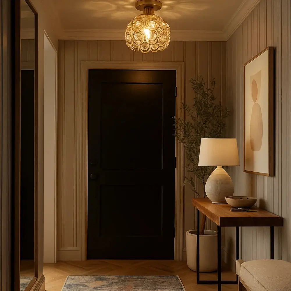 Suspension Luminaire en Verre - Design Raffiné