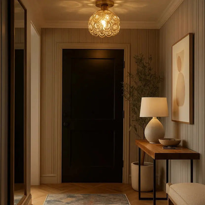 Suspension Luminaire en Verre - Design Raffiné