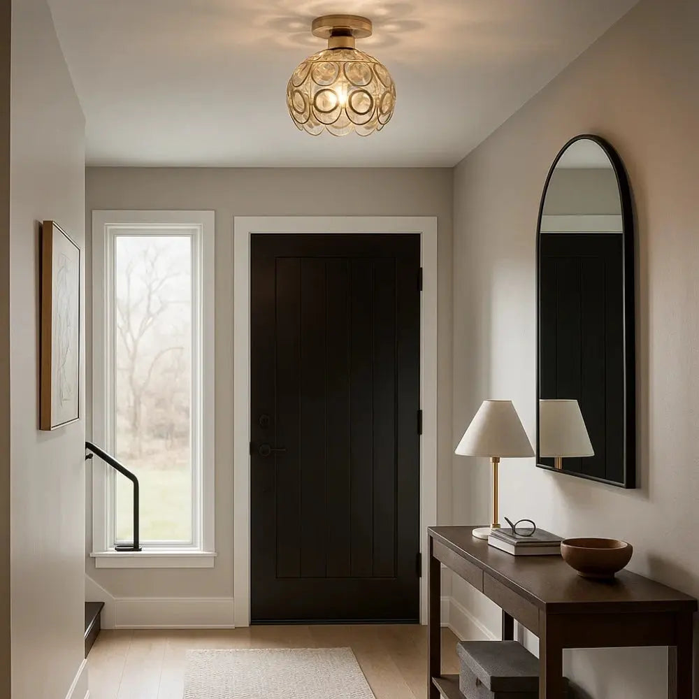 Suspension Luminaire en Verre - Design Raffiné