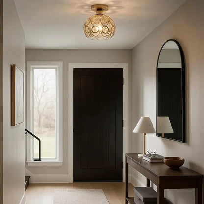 Suspension Luminaire en Verre - Design Raffiné