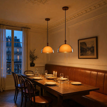 Suspension Salle à Manger - Noyer Rétro