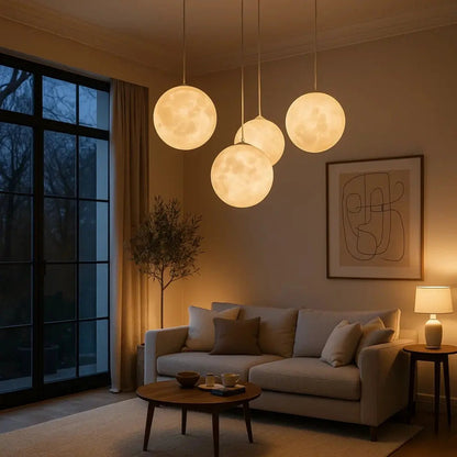 Suspension Luminaire Boule - Pleine Lune