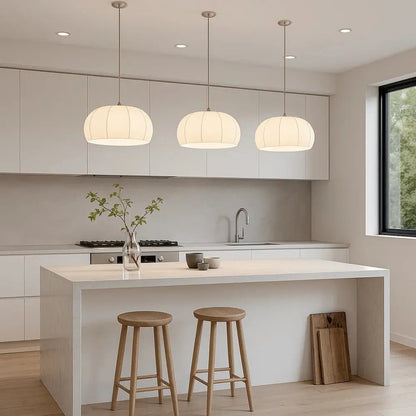 Luminaire Suspension Blanc - Tressage Bohème Lumineux