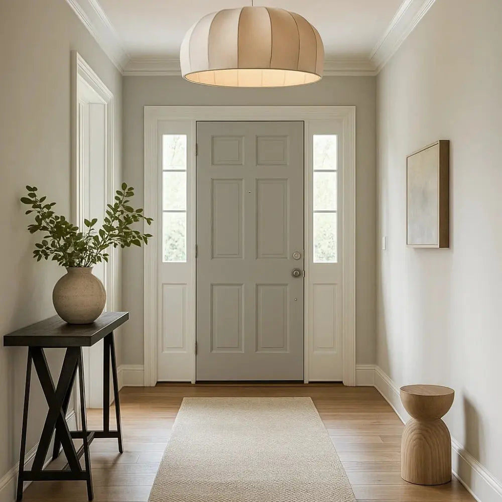 Luminaire Suspension Blanc - Tressage Bohème Lumineux
