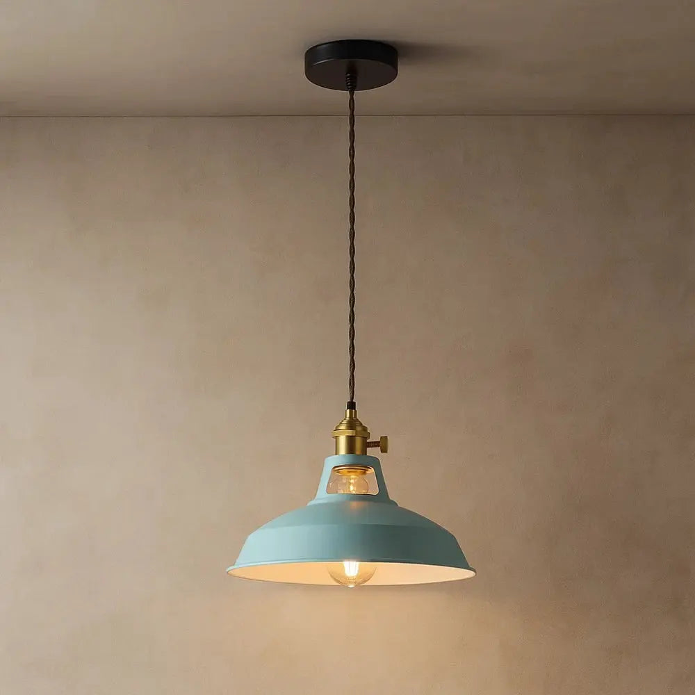 Suspension Luminaire Industriel - Éclat Rétro Pastel