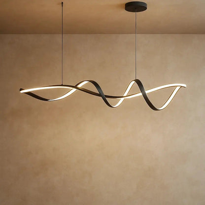 Suspension Luminaire Led - Éclat Noir Contemporain