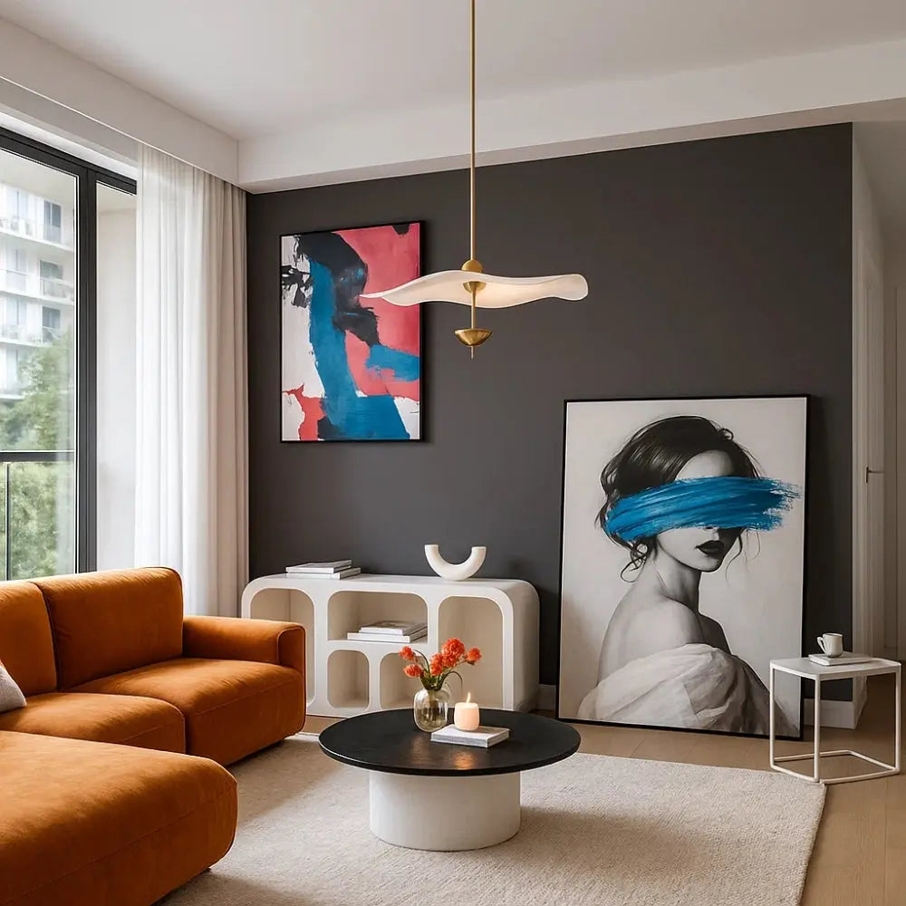 Luminaire Suspension Design Italien - Pétales Lotus Aériens