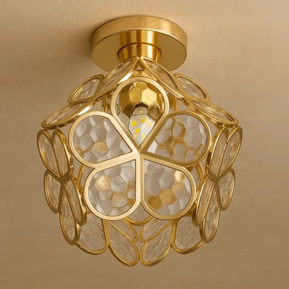 Luminaire Plafonnier Verre - Lueur Élégante