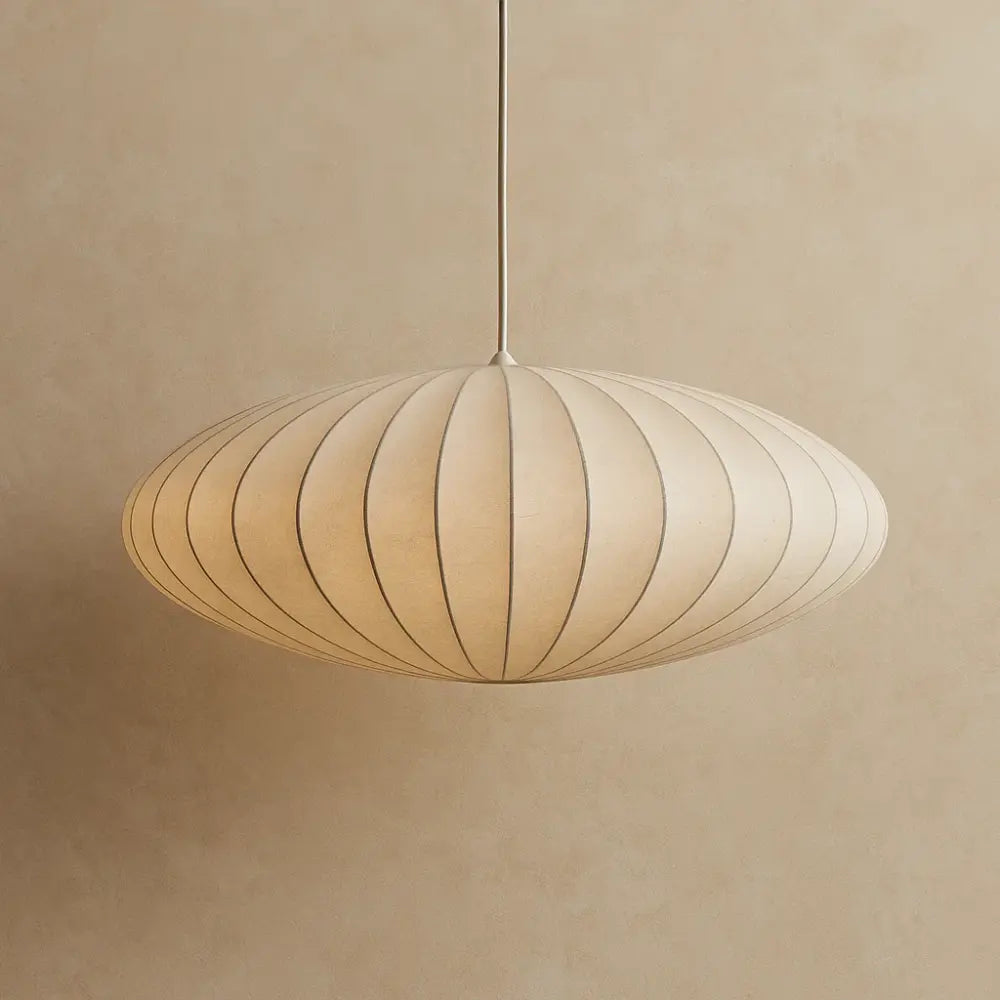 Suspension Luminaire Design - Voile De Soie Japandi