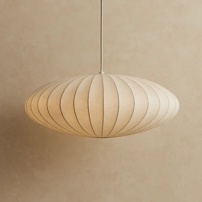 Suspension Luminaire Design - Voile De Soie Japandi
