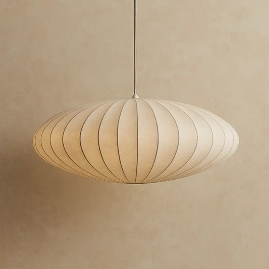 Suspension Luminaire Design - Voile De Soie Japandi