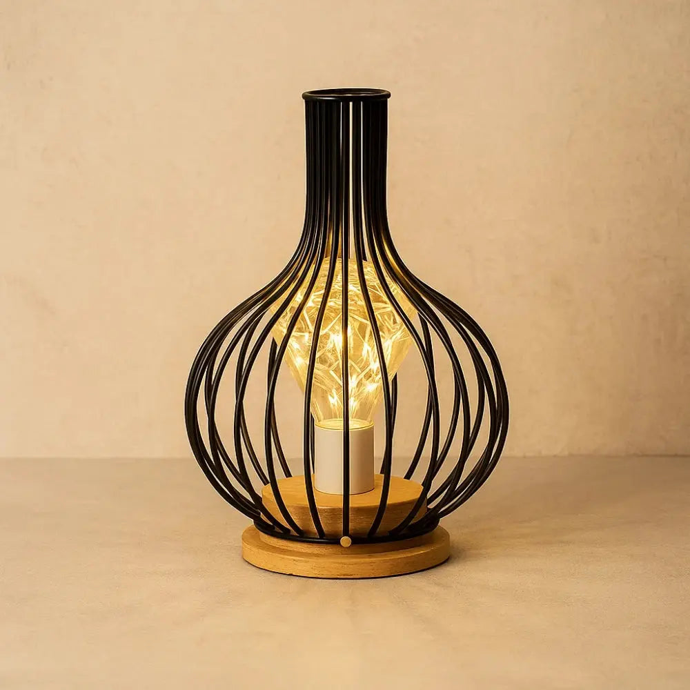Lampe Fer Forgé - La Lumière Sauvage
